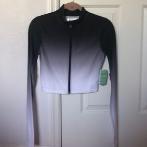 Forever 21 Ombré crop top jacket